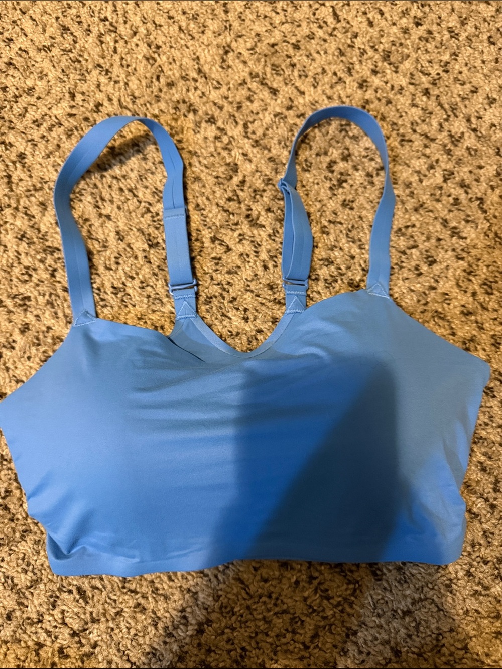 Nike Dri-FIT Blue Adjustable Strap Swim Top Size Medium